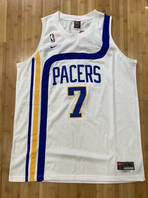 Camiseta deportiva de baloncesto para hombre Nike Indiana Pacers Jermaine O’Neal Swingman / XXL / blanca Foto 1 de 3