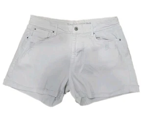 Pantalones Cortos Levi's Blanco Jean Envejecido Tiro Alto 3" Entrepierna 34" Cintura Para Mujer 12 - Imagen 1 de 11
