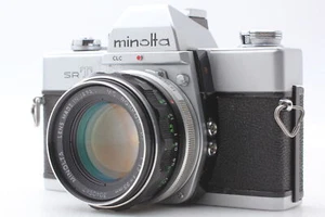 [Exc] Minolta SRT 101 SLR Meter-OK w/ MC Rokkor-PF 50mm F1.7 From JAPAN - Picture 1 of 17