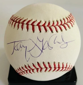 Tony Gonzalez 1964 Phillies 1969 Padres Reds Braves Autographed ML Baseball COA - Picture 1 of 2
