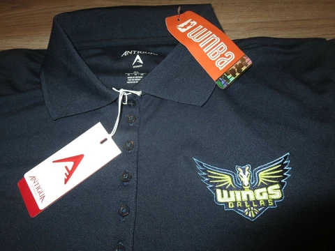 Dallas Wings WNBA Basketball Antigua Polo Shirt Womens XL NEW Cover