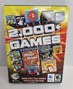 CD-ROM 2.000 Spiele Viva Media Mac Sport Action Board Arcade Rennspiele Neu - Bild 1 von 2