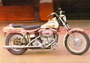 HARLEY-DAVIDSON FLH 1200 Super Glide 1971 : Carte Postale Moto Postcard #0143 - Photo 1/2
