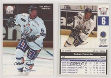 2003-04 Card Cabinet SHL Elitset Johan Franzen #215
