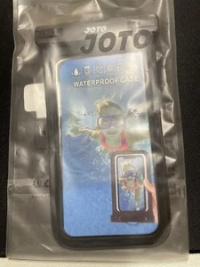 JOTO Black Universal Waterproof Phone Pouch Cellphone Dry Bag Case for Phone - Photo 1 sur 1