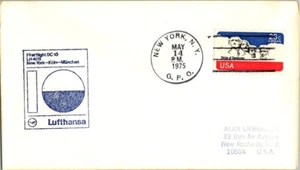 Lufthansa Airlines First Flight New York - Koln Germany - DC-10 - 1975 - Picture 1 of 2
