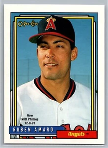 Ruben Amaro 1992 O-Pee-Chee Set Break BASEBALL #269 California Angels - Picture 1 of 2