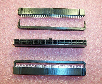 QTY (50) 60 POSITION NOVO IDC RIBBON RECEPTACLES 26-28AWG  2.54mm 1-746285-1 AMP - Image 1 of 4