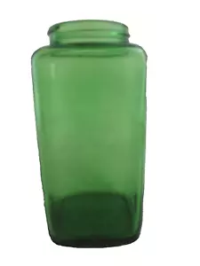 Barattolo da farmacia vintage Duraglas verde quadrato 16 oz Owens-Illinois (2) - Foto 1 di 6
