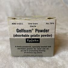 Vintage Gelfoam Powder by Upjohn Harding Pharmacy No. 7876