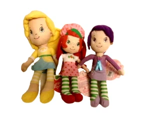 Strawberry Shortcake Classic Plush Doll 3pcs 10" New - Picture 1 of 1