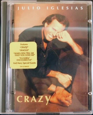 Julio Iglesias-Crazy/1994 Studio Album SONY Minidisc/MD, Original Promo Sticker. - Image 1 of 3