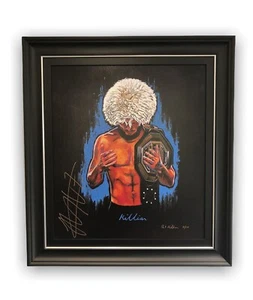 Khabib Nurmagomedov Signed Canvas Edition ~ By Killian Art - Picture 1 of 5