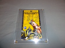 Michigan Wolverines NCAA College Football 2006 Schedule Magnet (Rare) In 5x7 Scr