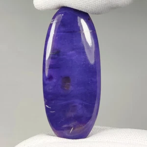 33.91 Ct Natural Purple Well Polished Charoite Oval Beautiful Cab,Brazil-A1378 - Picture 1 of 2