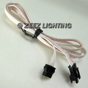 Kit de luces de neón 2 piezas de cable de extensión LED debajo de la carrocería debajo de la carrocería del automóvil de 1 m/3 pies - Imagen 1 de 1
