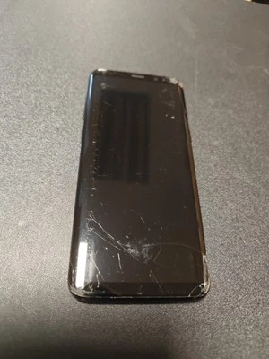 Samsung Galaxy S8 - 64GB - Black (CRACKED) W13-C27 - Image 1 of 4