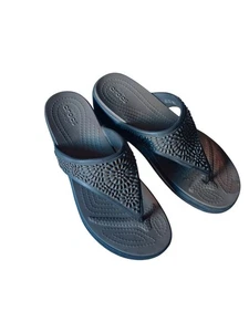 CROCS Slide-on Sandals Brown  Women Size 9 - Picture 1 of 3
