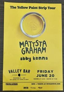 Mattsa Graham / Abby Kenna Promo Konzert Poster Phoenix 20.06.25 12x18 Zoll - Bild 1 von 7