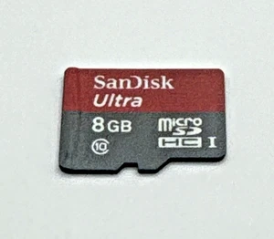 8GB Sandisk Micro SDHC Class 10 Memory Card - Micro SD HC used - Picture 1 of 1