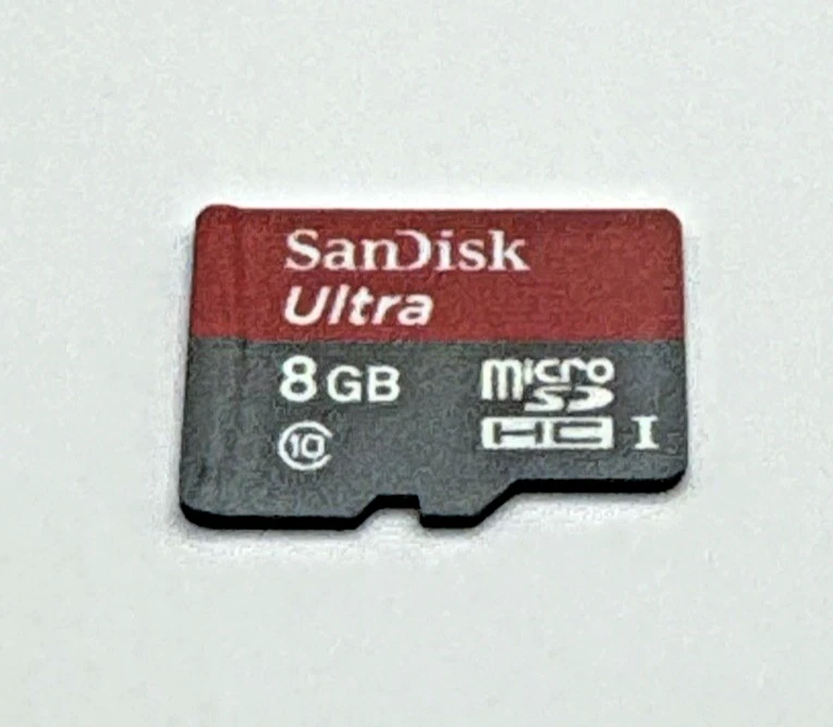 8GB Sandisk Micro SDHC Class 10 Memory Card - Micro SD HC used - Image 1 of 1