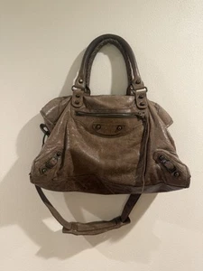 Bolso mediano Balenciaga Le City marrón vintage años 2000 Y2K - Imagen 1 de 24