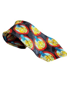 Corbata St Michael Vintage Los Simpson Para Hombre 1997 Poliéster Azul Marino Marge Homer - Imagen 1 de 5