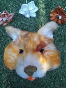 Ginger Cst Themed Therian Mask With Fluffy Fur, Felt, A Moveable Tongue And More - Picture 1 of 15