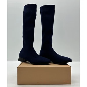 Vivaia Women's Tara Pro Wool Knee-High Water RPT Boots Navy Size 7 NIB #01S - Picture 1 of 11