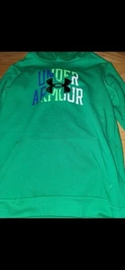Boys Green Under Armour Hoodie - Picture 1 of 2