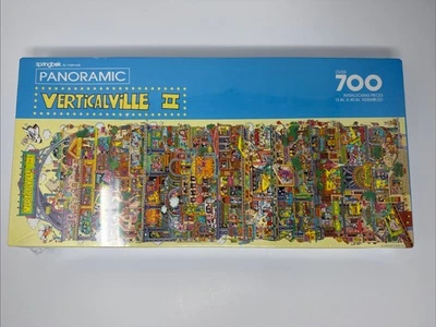 NEW Vintage Springbok Verticalville II 2 Comic 700 Piece Jigsaw Puzzle Rare - Image 1 of 4