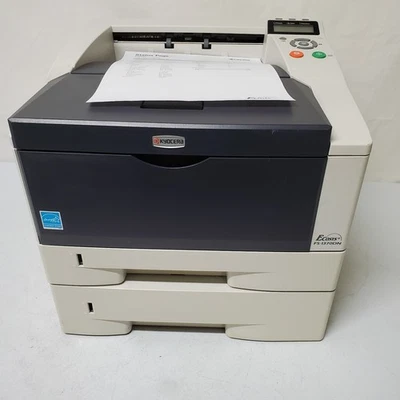 Kyocera Ecosys FS-1370DN Black White Laser Printer 16K Pages Duplex Network USB - Image 1 of 4