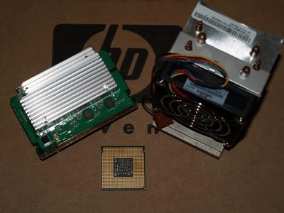 416891-L21 NEW (COMPLETE!) HP 3.0Ghz Xeon 4MB DC CPU Kit for Proliant ML350 G5  - Image 1 of 2