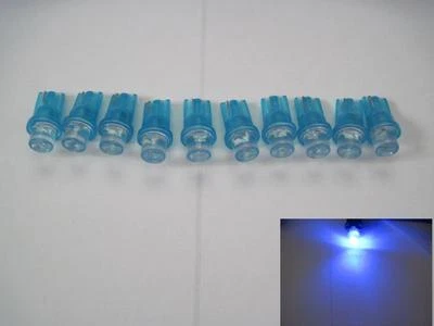 10x T10 Cuña Bombillas LED Super Azul 194 168 Interiores  Foto 1 de 4