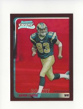 2003 Bowman Chrome Red Refractor #122 Kevin Curtis Rookie Rams 093/235 