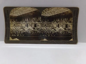 President WILSON War With GERMANY WW1 c.1917 Keystone View Company Stereoview - Picture 1 of 2