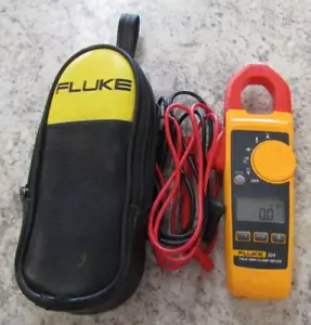 FLUKE 324 Clamp Meter, True-RMS, W/Leads & Case - Picture 1 of 11