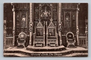 Postcard House Of Lords, The Throne, interior - Picture 1 of 2