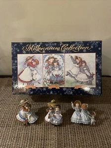 Lang & Wise Set of 3 Christmas Ornaments Millennium Collection in Box 99-01 - Picture 1 of 5