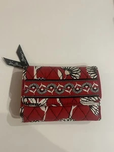 Vera Bradley Deco Daisy Geldbörse Ausweisetui Münzbörse im Ruhestand - Bild 1 von 3