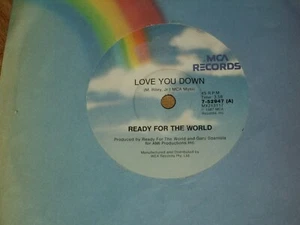 READY FOR THE WORLD *OZ 1st Press 7" 45 ' LOVE YOU DOWN ' 1987 VGC+ - Picture 1 of 2