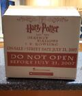 Rare Harry Potter and the Deathly Hallows Book Cardboard Shipping Box Only 2007