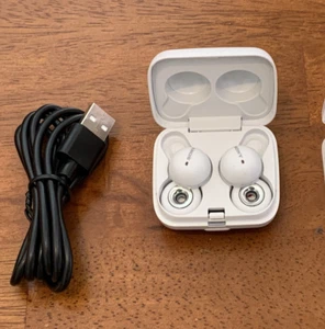 Sony WF-L900/W LinkBuds Truly Wireless Earbuds WHITE - WFL900/W #9 - PREOWNED - Picture 1 of 9