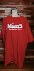 Koegel's Serve The Curver Red T-Shirt, Michigan, Size 2Xl, Meat Hotdog, Cotton