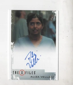 ALIZA VELLANI AUTOGRAPH THE X-FILES "NURSE SANDEEP" AUTO CARD 2018 RITTENHOUSE - Picture 1 of 2