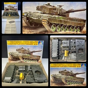 Italeri Leopard 2 Kampfpanzer Main Battle Tank Kit 1:35 #243 Made in Italy NIB - Picture 1 of 20