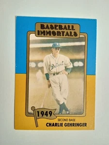1980 TOPPS BASEBALL IMMORTALS CHARLIE GEHRINGER #57 1St PRINTING NEW MINT - Picture 1 of 2