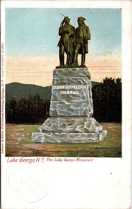 The Lake George Monument Lake George New York Postkarte - Bild 1 von 2