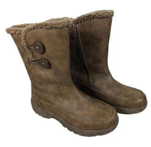 Totes Nala 100-0872 Talla 8M Botas de Cuero Marrón Impermeables para Todo Clima - Imagen 1 de 6
