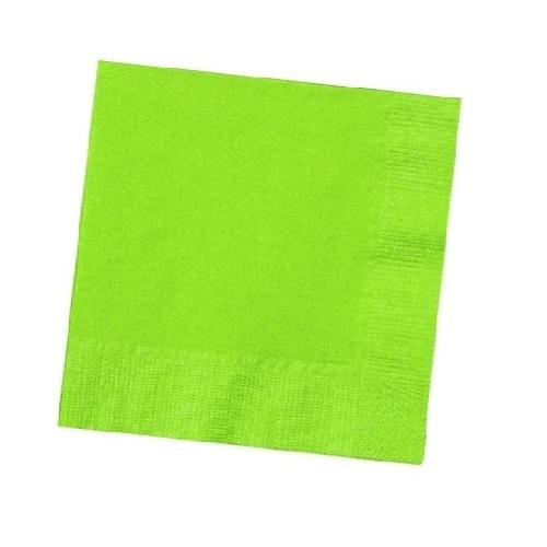 2-ply Paper Square Luncheon Napkins - Solid Colors- Disposable Dinner Bar Party  - Image 1 of 1